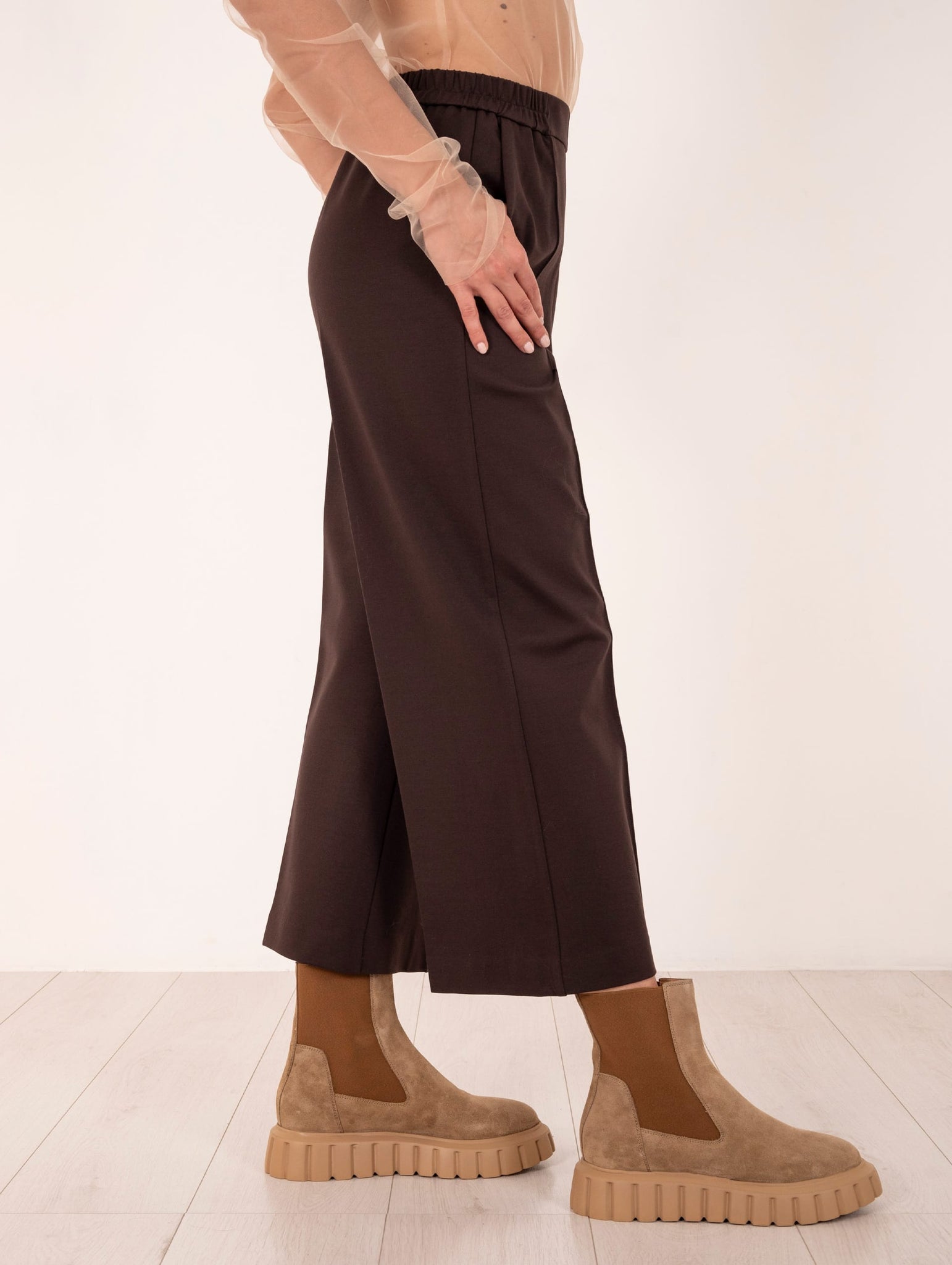 Pantalone Coulotte Meimeij Cioccolato