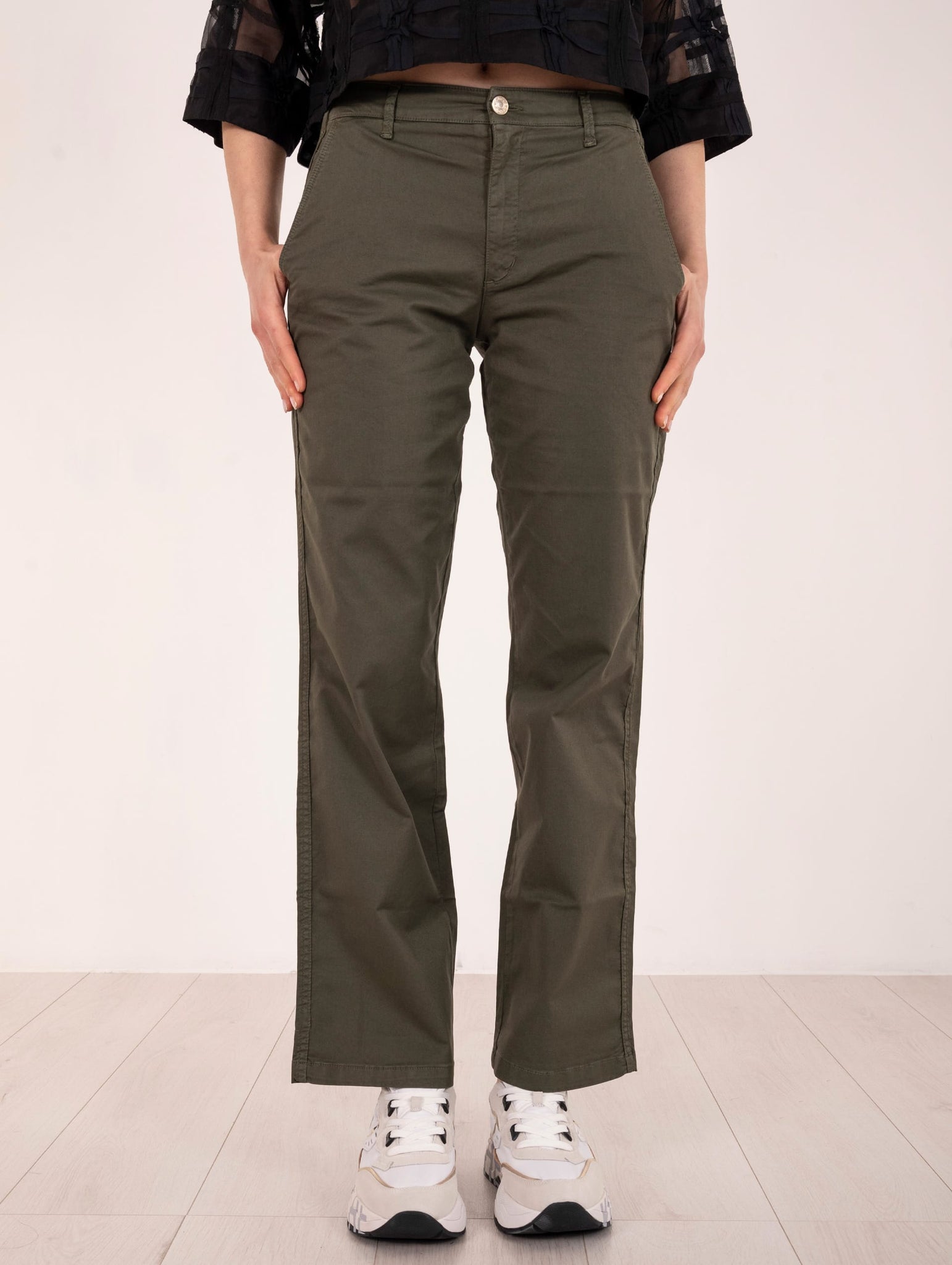 Pantalone Culotte Ugo J-cube in Cotone Militare