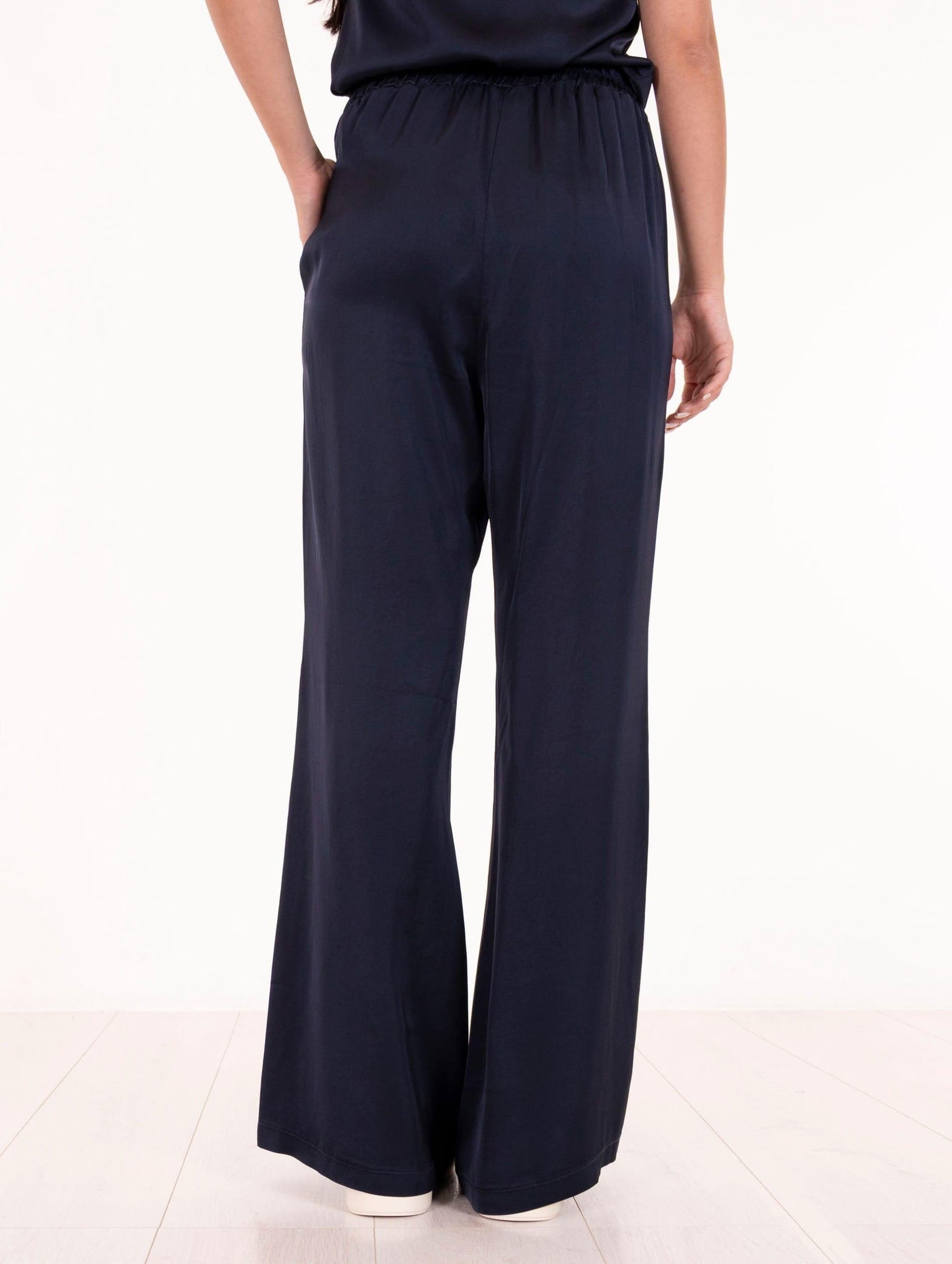 Pantalone Daniele Fiesoli in Viscosa Blu