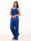 Hose Daniele Fiesoli aus Stretch-Viskose Bluette