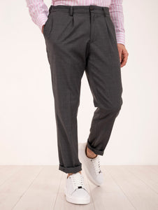 Pantalone Devore Chino in Tecno Wool Grigio