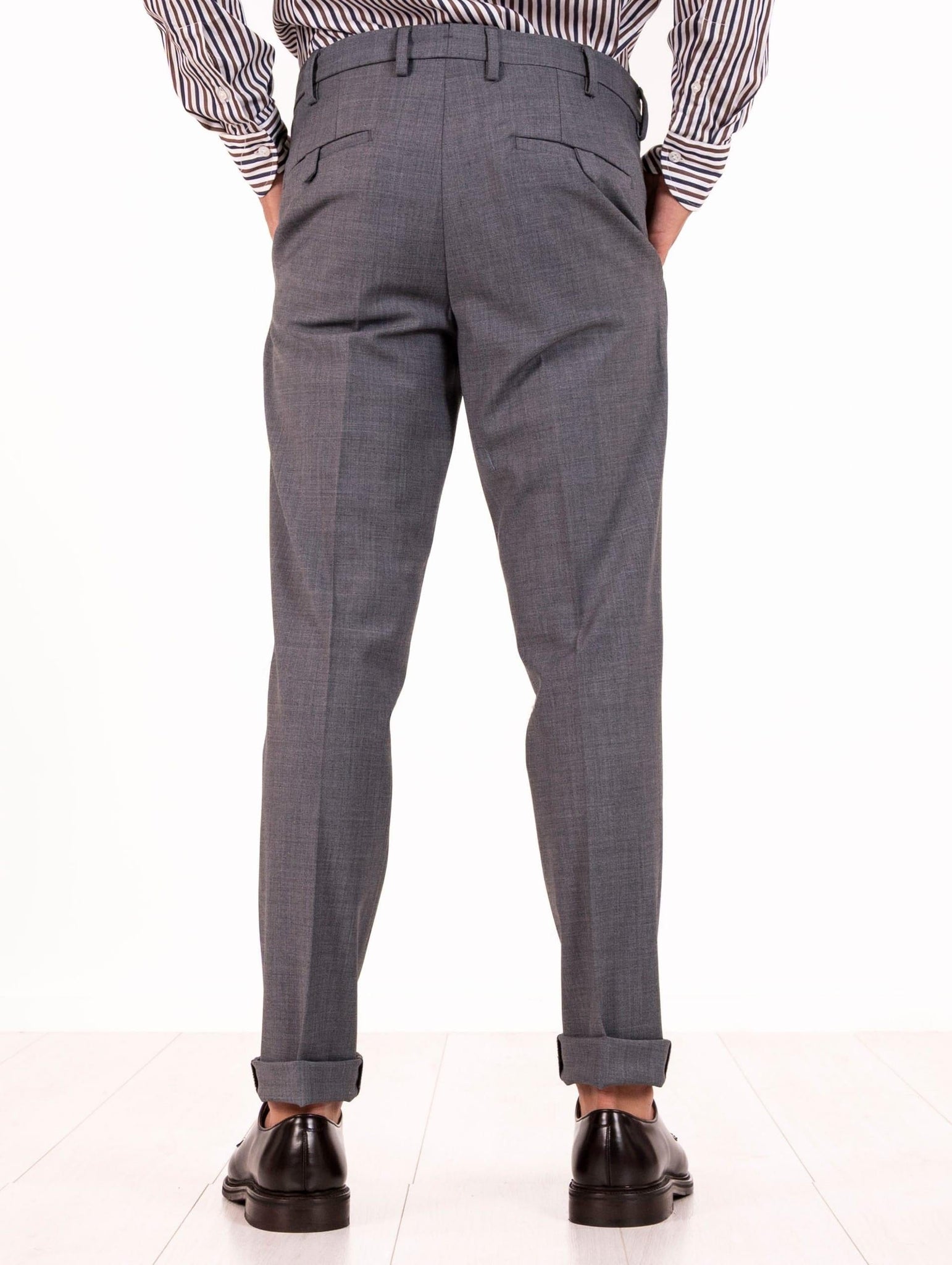 Pantalone Devorè in Lana Grigio