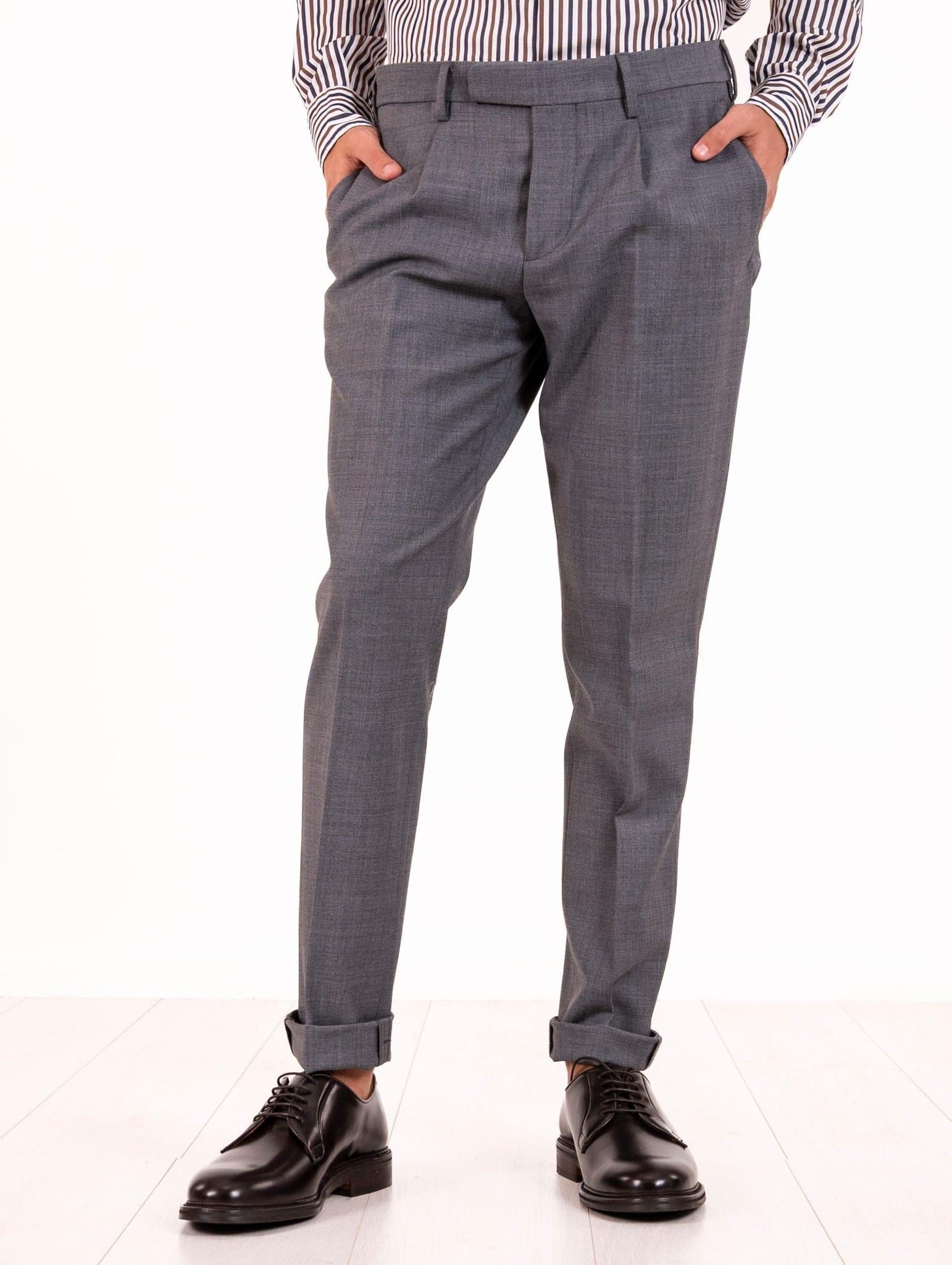 Pantalone Devorè in Lana Grigio