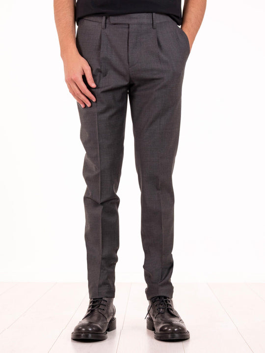 Pantalone Devorè in Lana Grigio Scuro