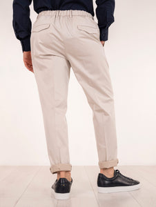 Pantalone Devore in Solaro Super Light 120 Sabbia