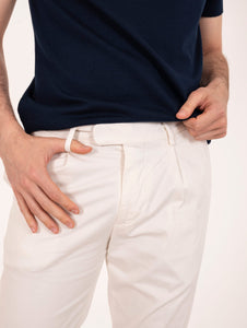 Pantalone Devore in Supima Raso e Seta Latte