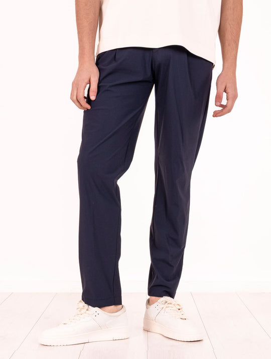 Pantalone Devorè in Tessuto Tecnico Stretch Blu