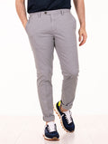 Pantalone Devore per Four Stroke Slim  in Cotone Grigio