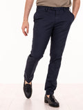 Pantalone Devore per Four Stroke Slim  in Cotone Navy
