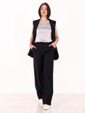 Pantalone Distretto12 in Tessuto Tecnico Nero