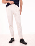 Four Stroke by Devore Pants in Milk Cotton and Silk