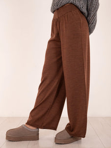 Pantalone in Maglia Daniele Fiesoli in Lana Merino Rhum