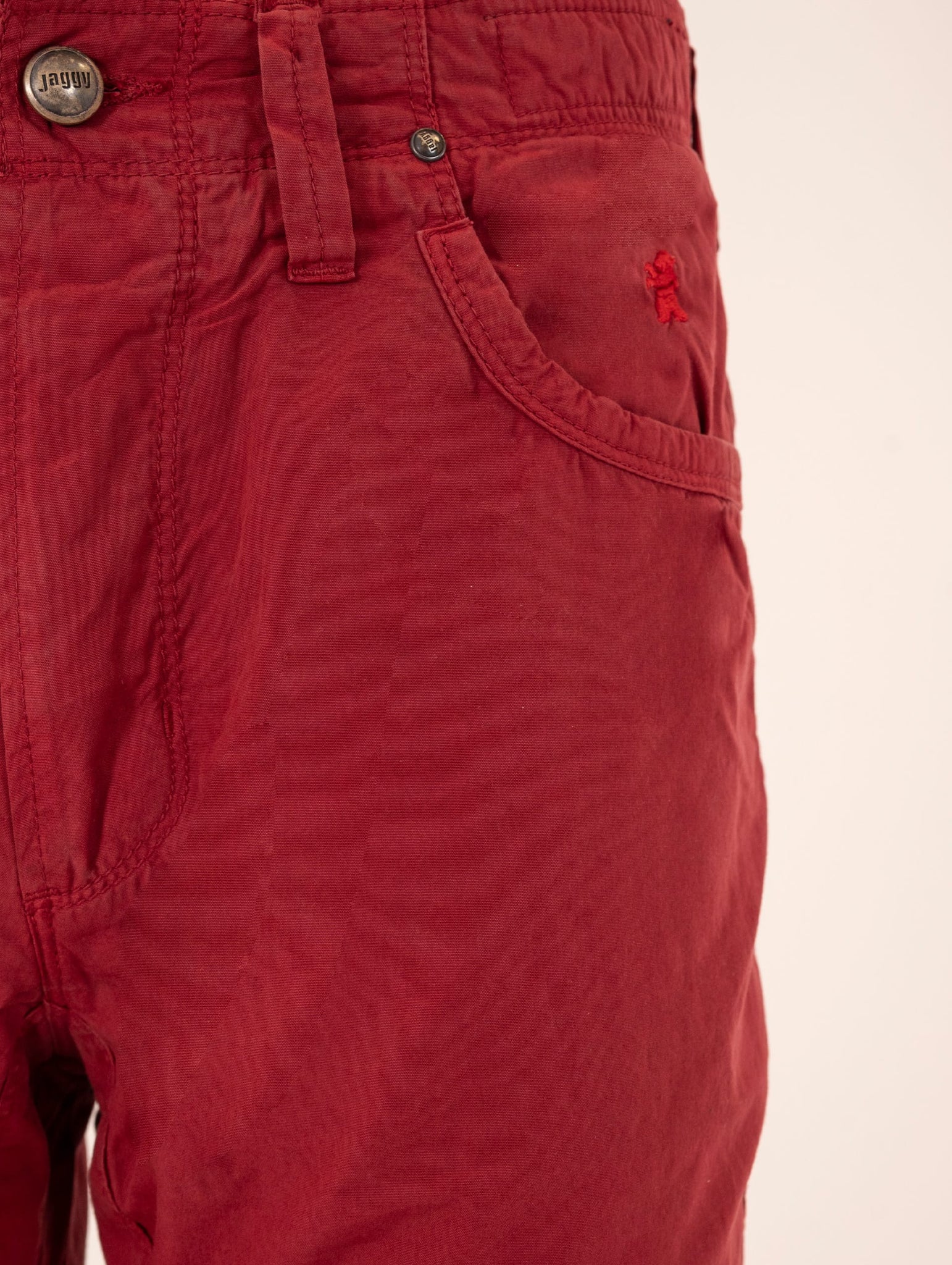 Pantalone Jaggy in Cotone Rosso