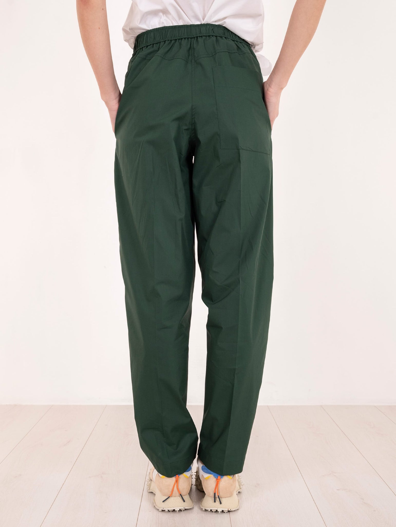 Pantalone Meimeij in Cotone Verde