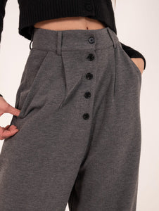 Pantalone Meimiej in Viscosa Grigio