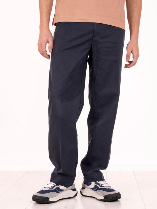 Pantalone Myths in Cotone e Tencel Navy