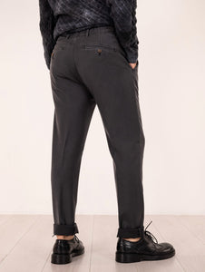 Pantalone Myths in Lana New Vintage Antracite