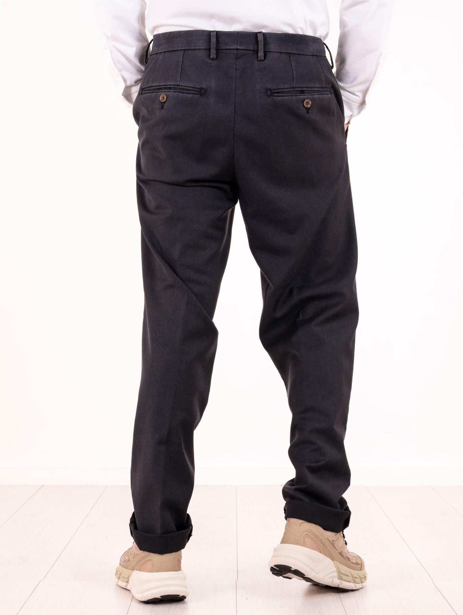 Pantalone Myths in Lana New Vintage e Cashmere Blu