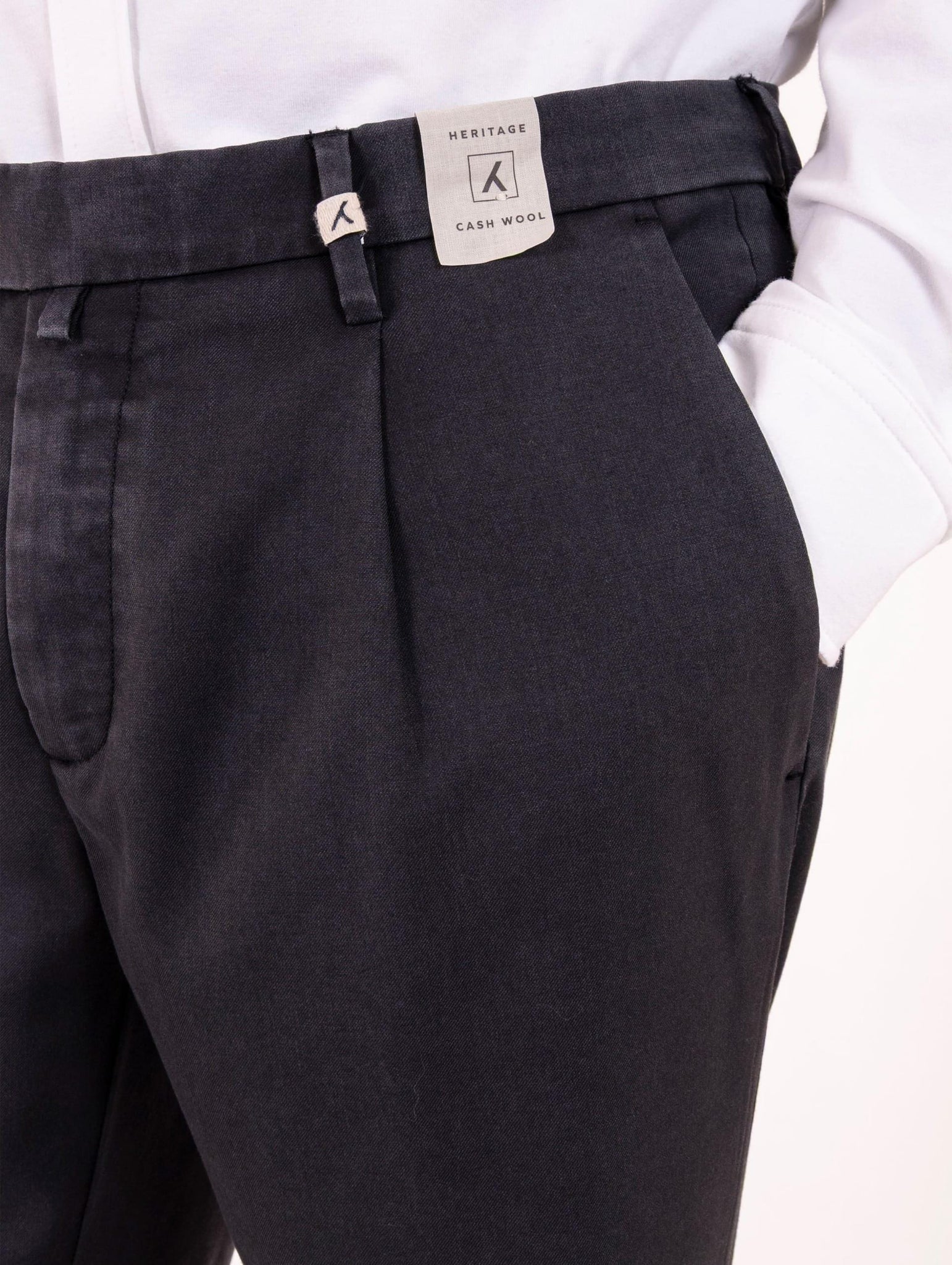 Pantalone Myths in Lana New Vintage e Cashmere Blu