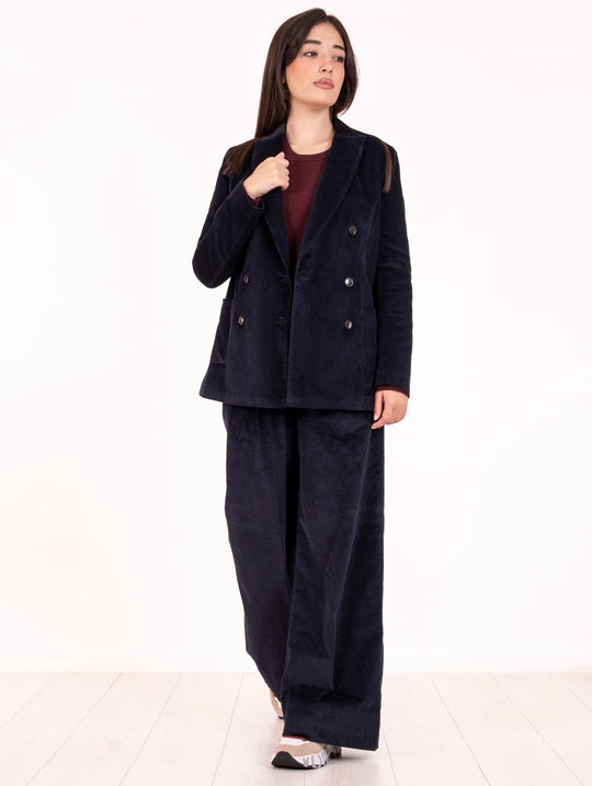 Pantalone Myths in Velluto Blu
