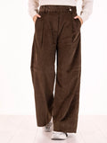 Pantalone Myths in Velluto Oliva