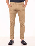 Pantalone Re-Hash in Cotone e Lyocell Senape