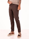 Pantalone Re-Hash in Cotone e Lyocell Testa di Moro