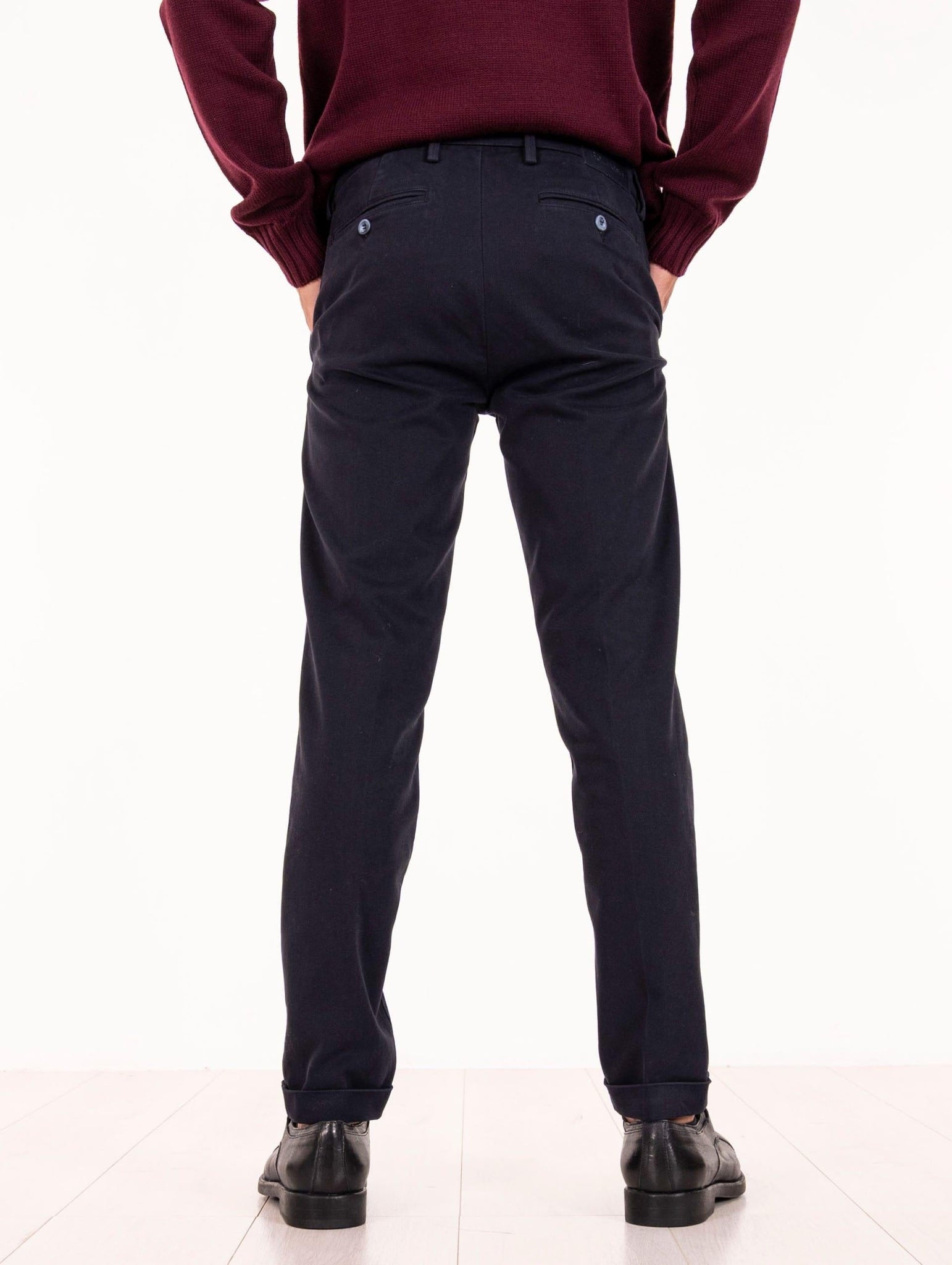 Pantalone Re-Hash in Cotone e Tencel Blu