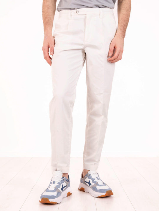 Pantalone Re-Hash in Cotone Latte