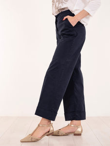 Pantalone Via Masini 80 in Cotone Blu