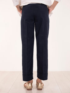 Pantalone Via Masini 80 in Cotone Blu