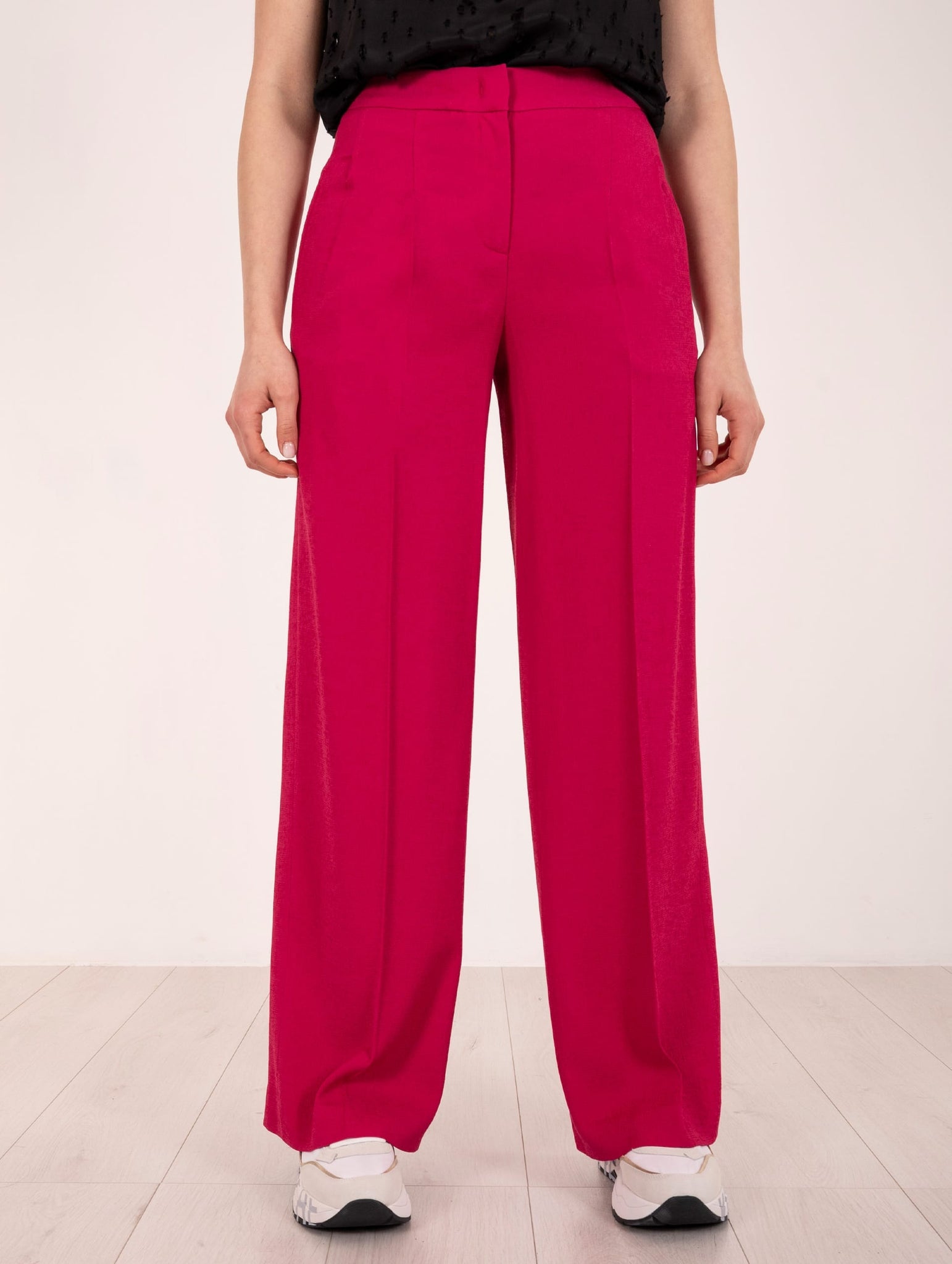 Pantalone Via Masini 80 in Crepe Peonia