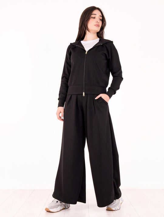 Pantalone White Wise in Modal Nero