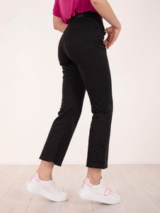 Pantalone Zampetta Amy J-cube in Cotone Nero