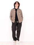 Pantaloni White Sand in cotone e Lino Nero