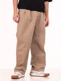 Pantaloni White Sand in Cotone Pima Cammello