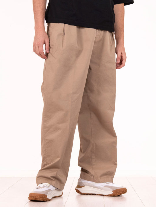 Pantaloni White Sand in Cotone Pima Cammello