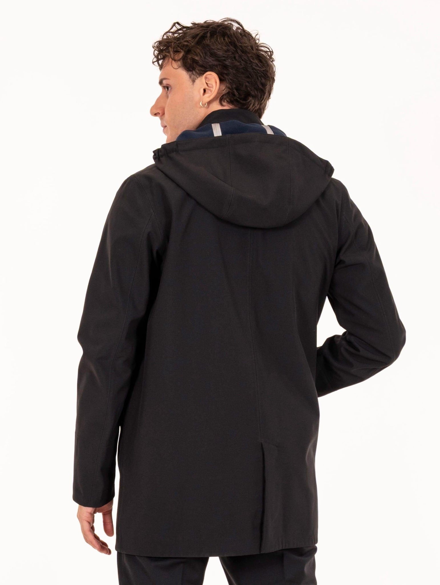 Parka Duke K-Way in Tessuto Tecnico Blu