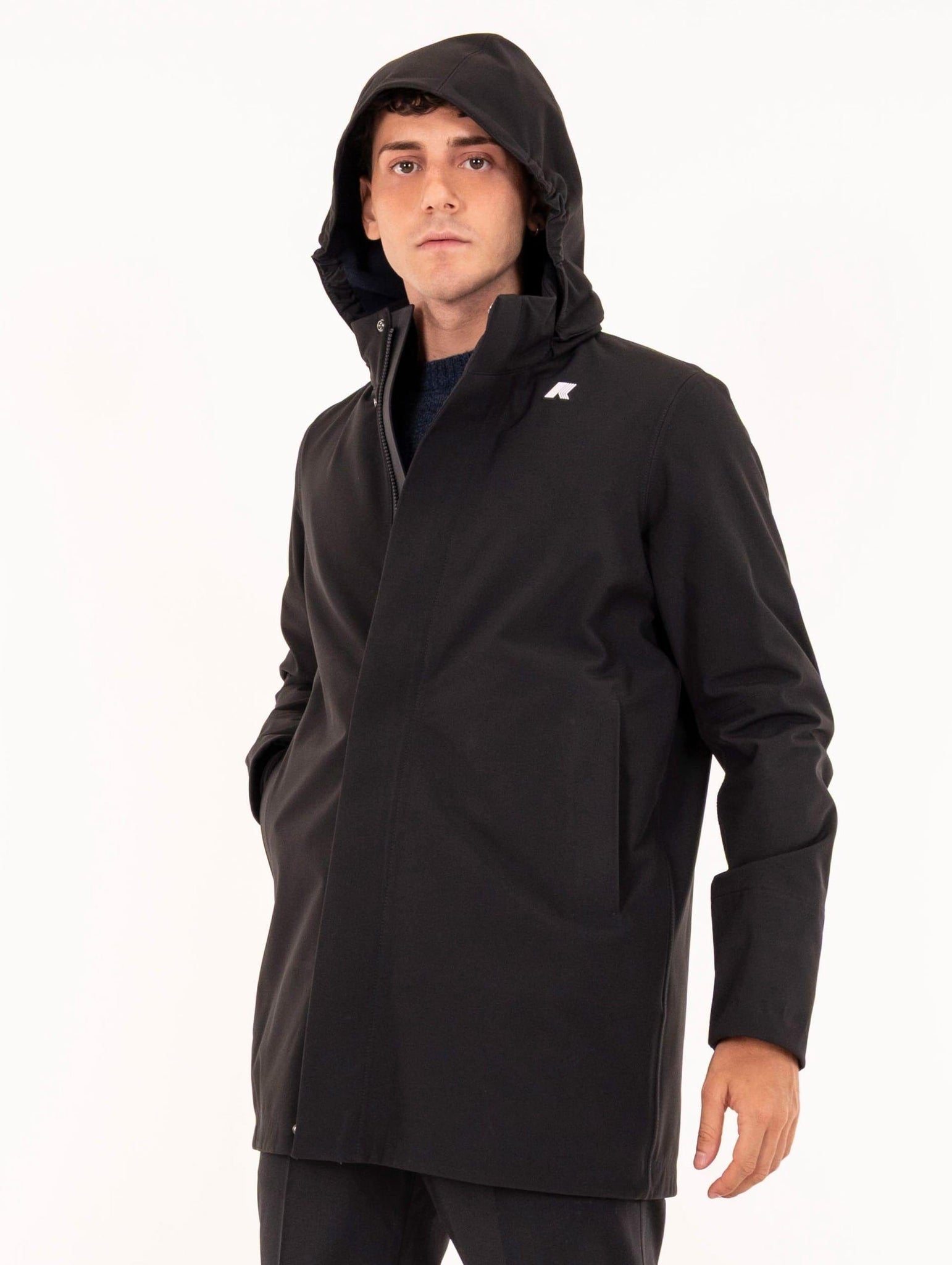 Parka Duke K-Way in Tessuto Tecnico Blu