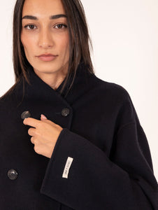 Peacoat Ludovica Il Paltò in Lana Navy