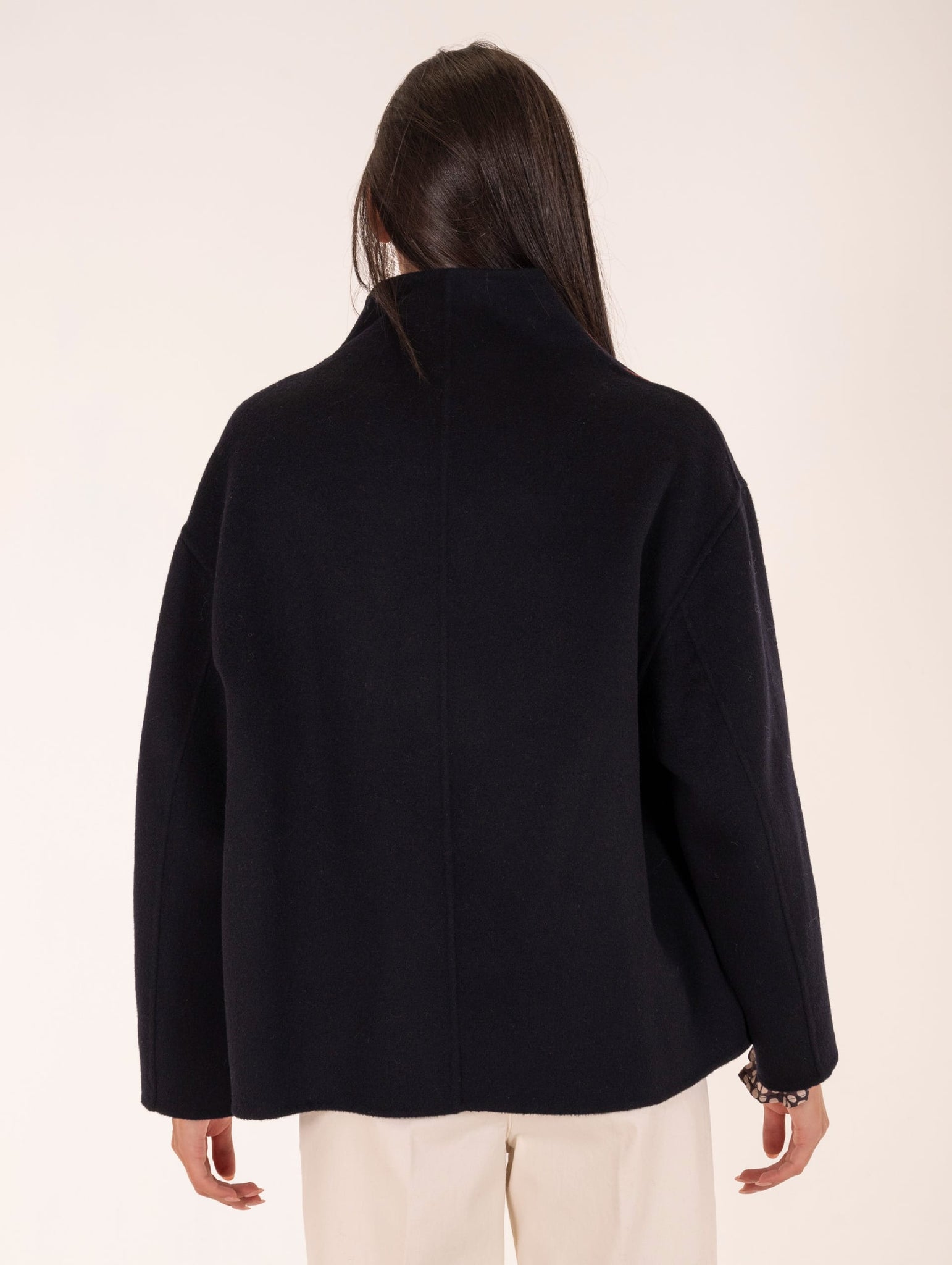 Peacoat Ludovica Il Paltò in Lana Navy