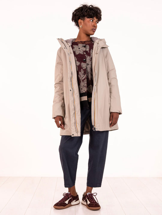 Piumino Sophie Soft Beaver K-Way Beige Grey