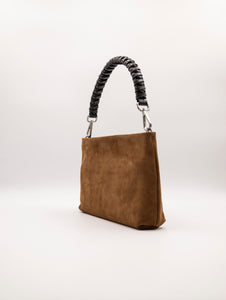 Pochette Brenda Gianni Chiarini in Suede Cognac