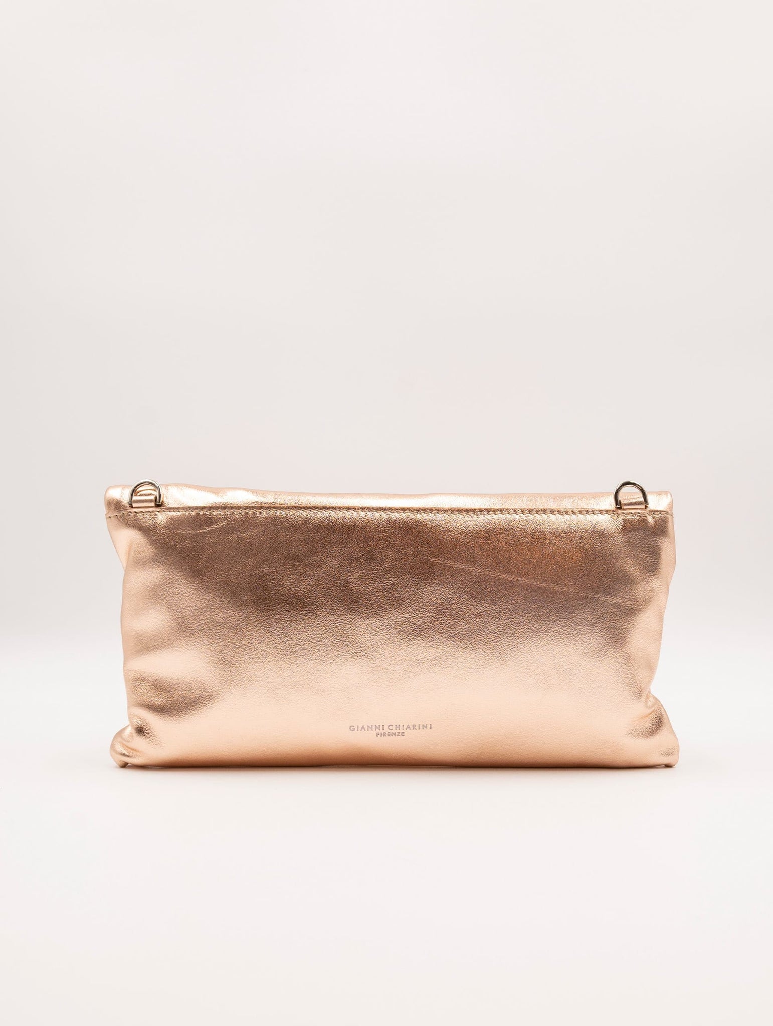 Pochette Cherry Gianni Chiarini in Pelle Laminata Bronzo