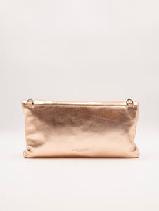 Pochette Cherry Gianni Chiarini in Pelle Laminata Bronzo