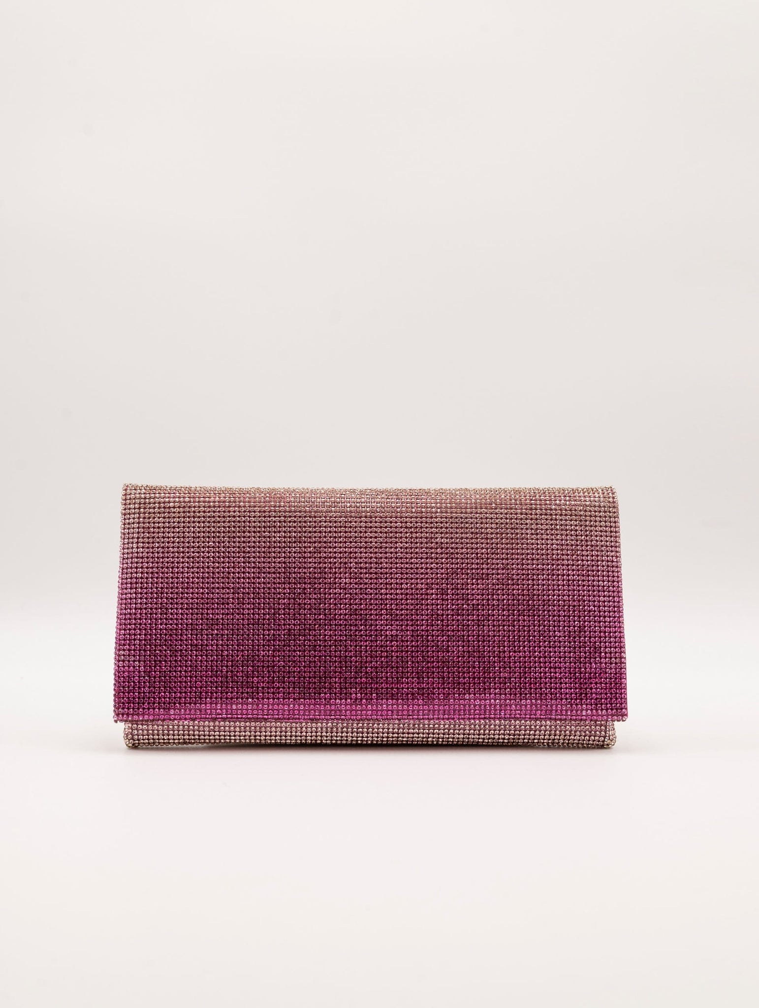 Pochette Twenty Fourhaitch Strass Fucsia