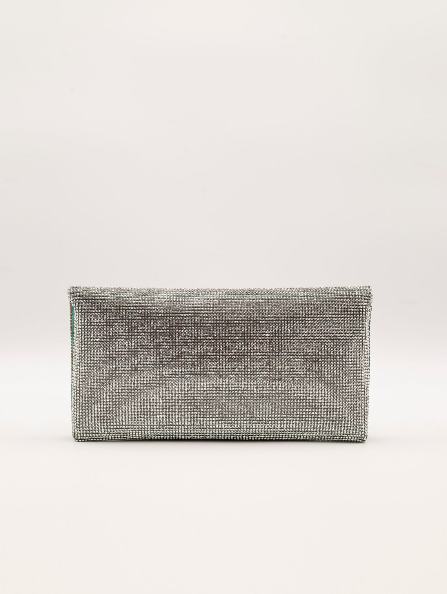 Pochette Twenty Fourhaitch Strass Verde Acqua