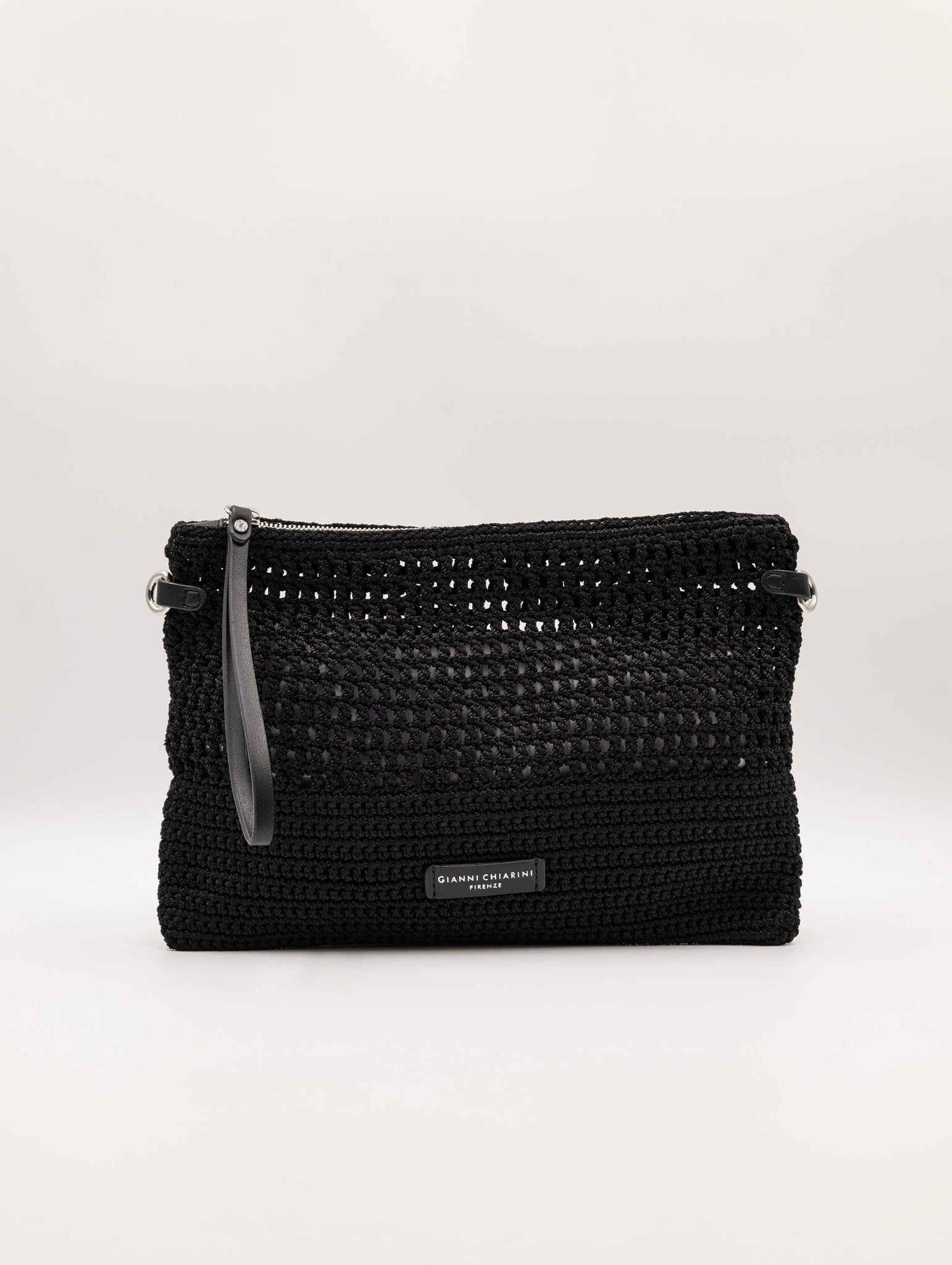 Pochette Victoria Gianni Chiarini Uncinetto Nera