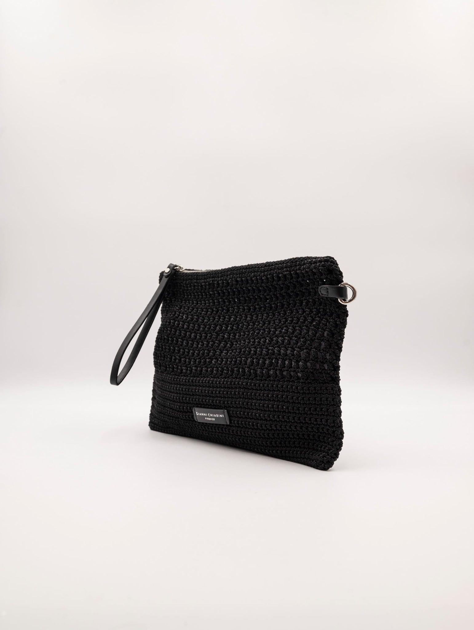 Pochette Victoria Gianni Chiarini Uncinetto Nera