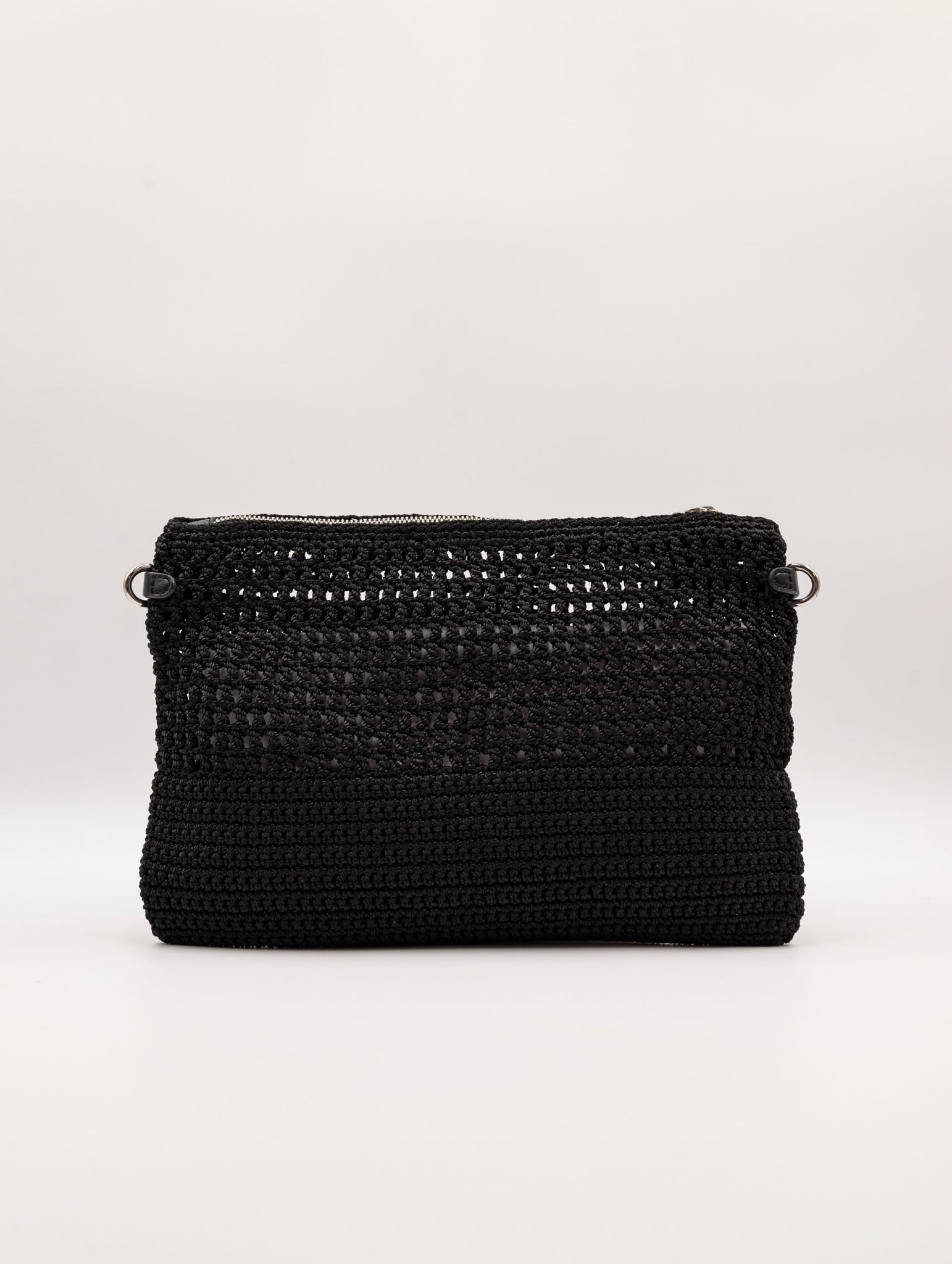 Pochette Victoria Gianni Chiarini Uncinetto Nera